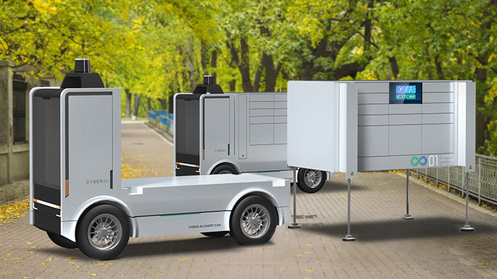 智能物流无人车设计-思博智能无人车设计