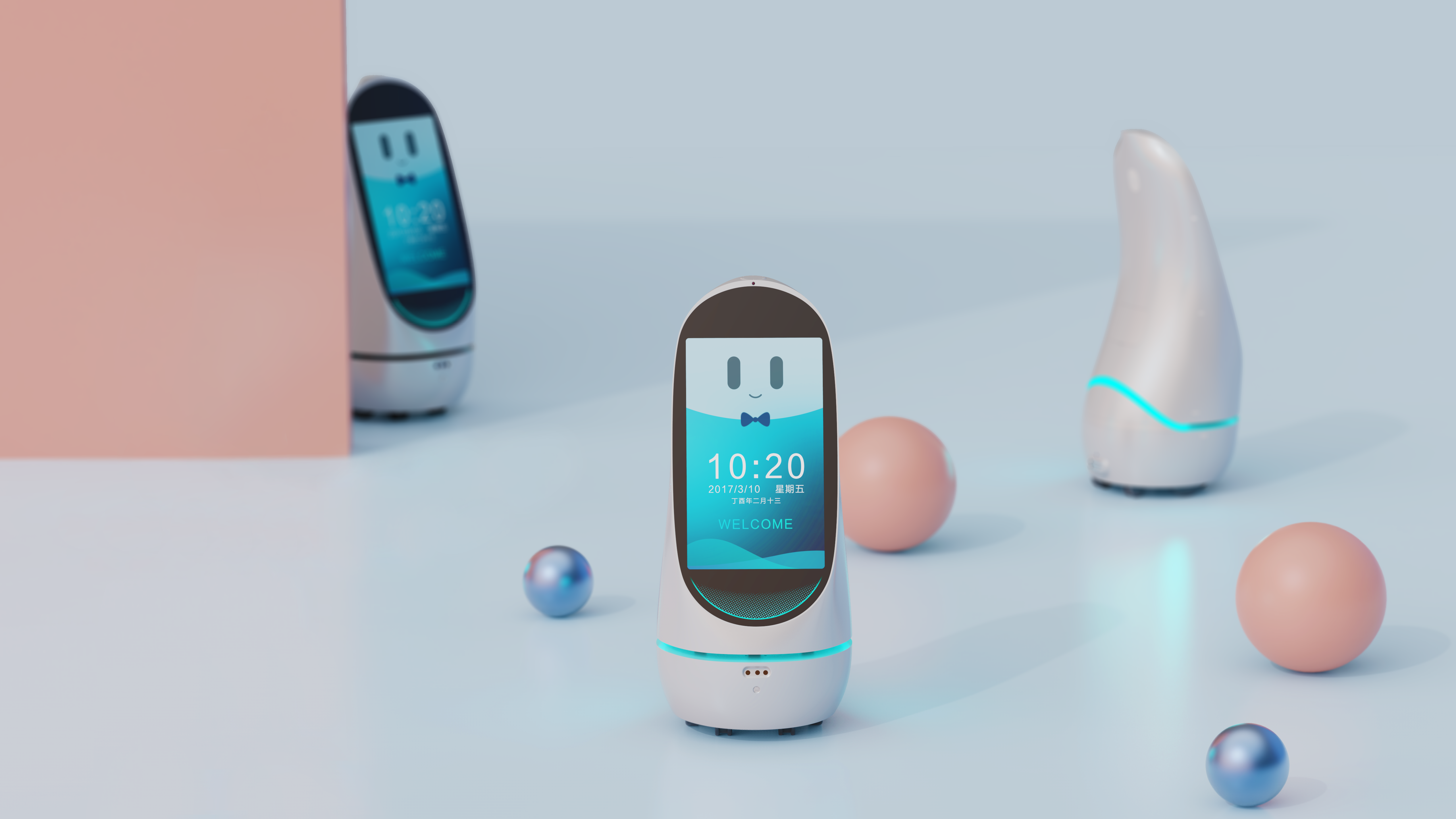 交互机器人设计-云帆大屏交互机器人设计