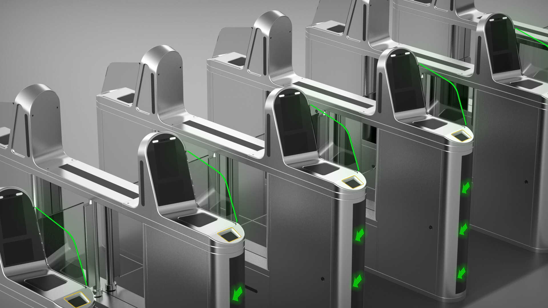 地铁检票闸机设计-雷格特北京地铁闸机设计