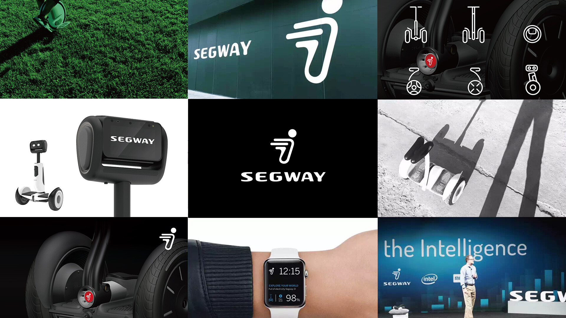 电动代步车的造型设计-赛格威 Segway 品牌视觉体系打造
