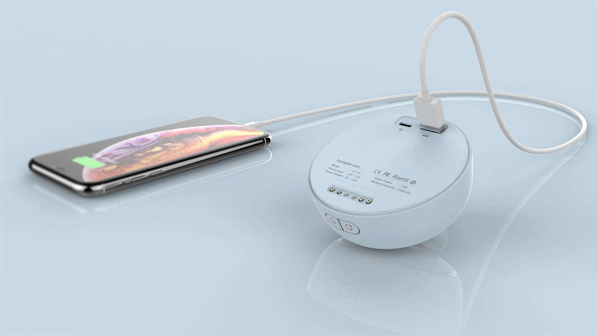 电熨斗设计-便携式电熨斗设计