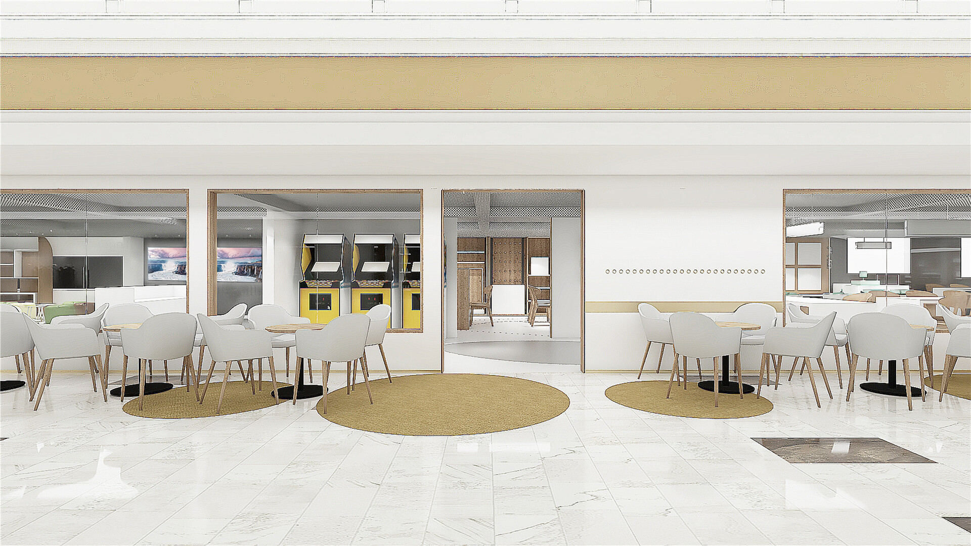 游轮商业街空间设计-黄金游轮商业街空间设计