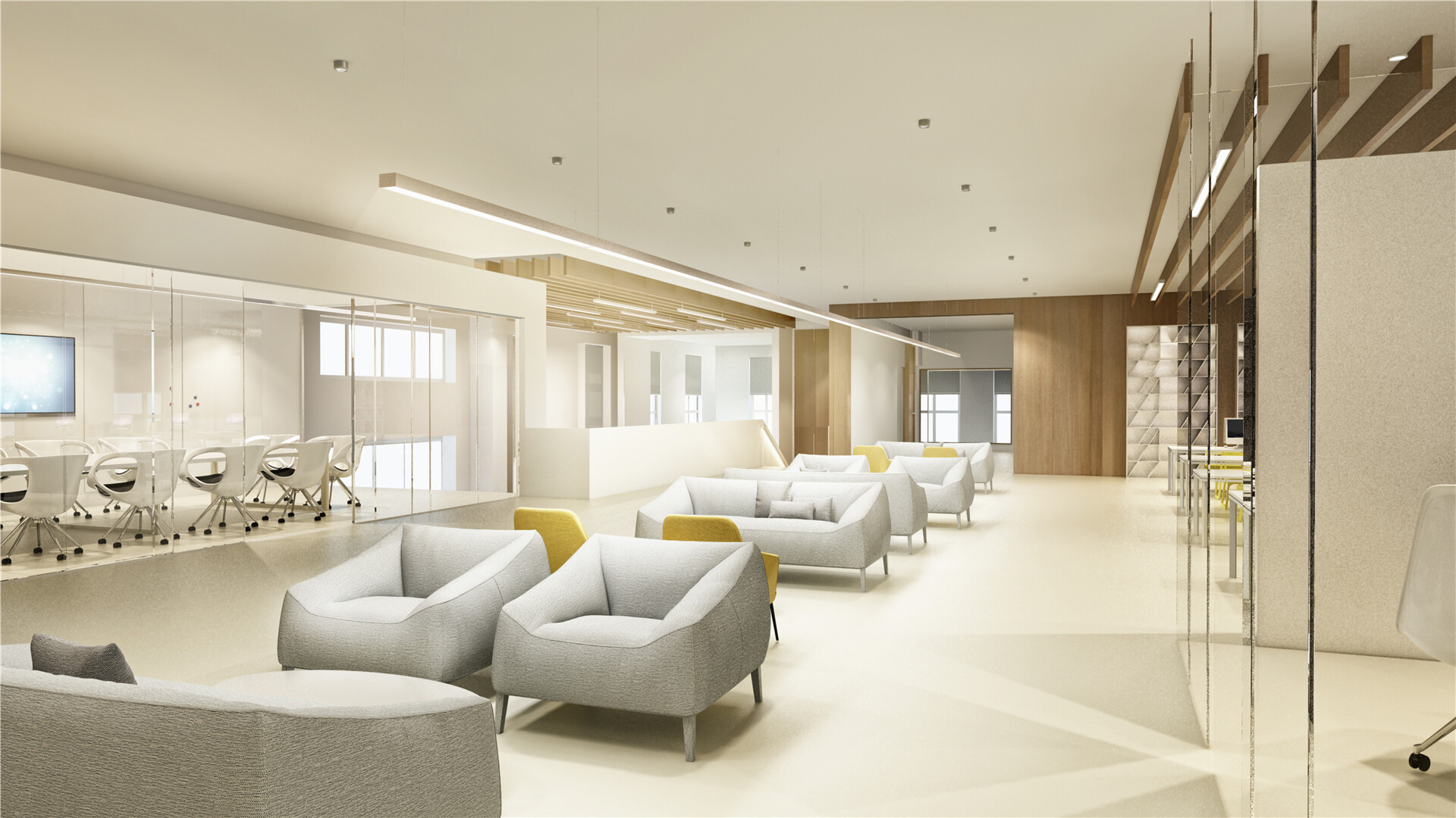 办公室空间设计案例-银川洛客办公室空间设计