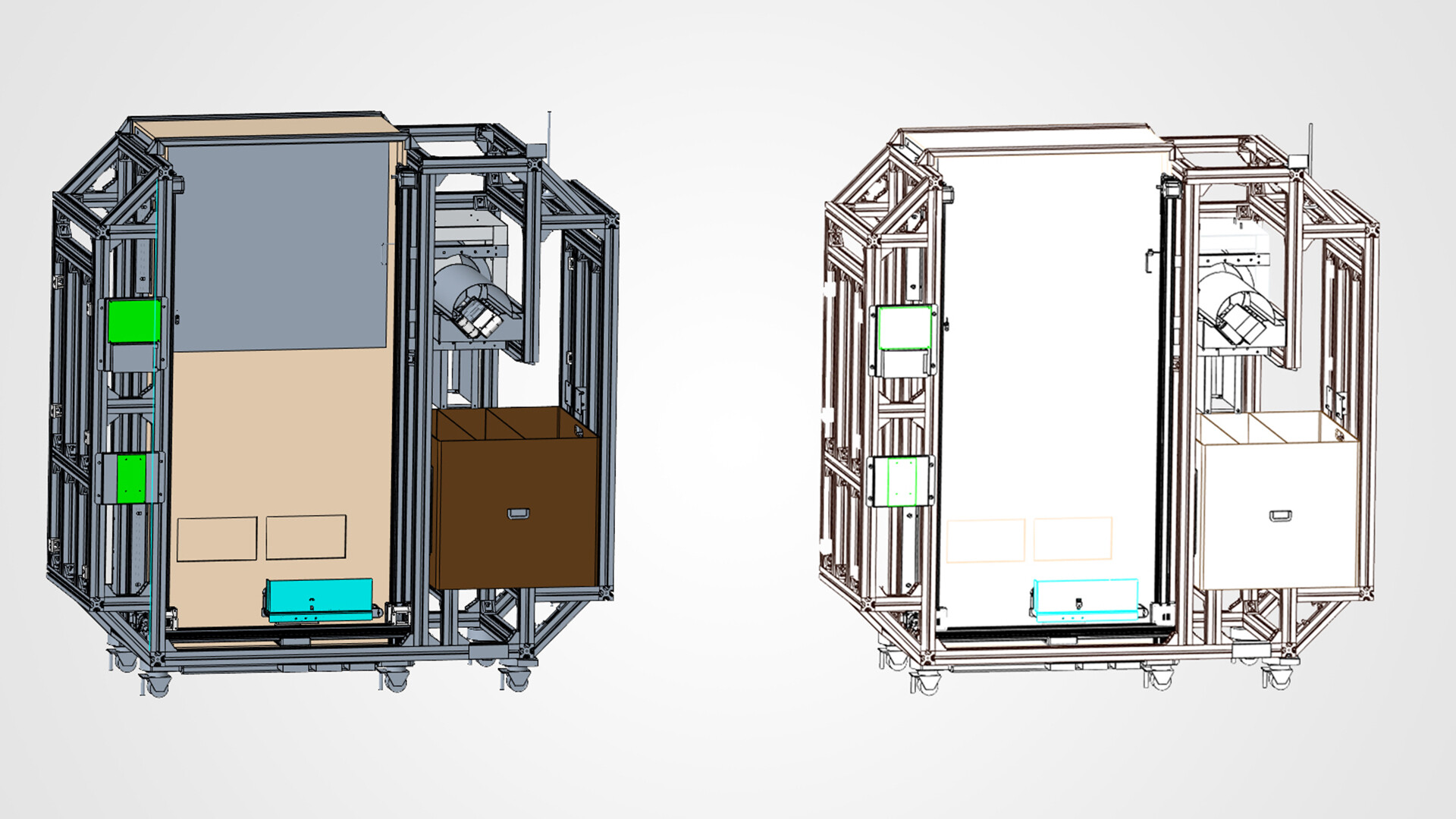 可乐贩卖机设计-可口可乐贩卖回收一体机