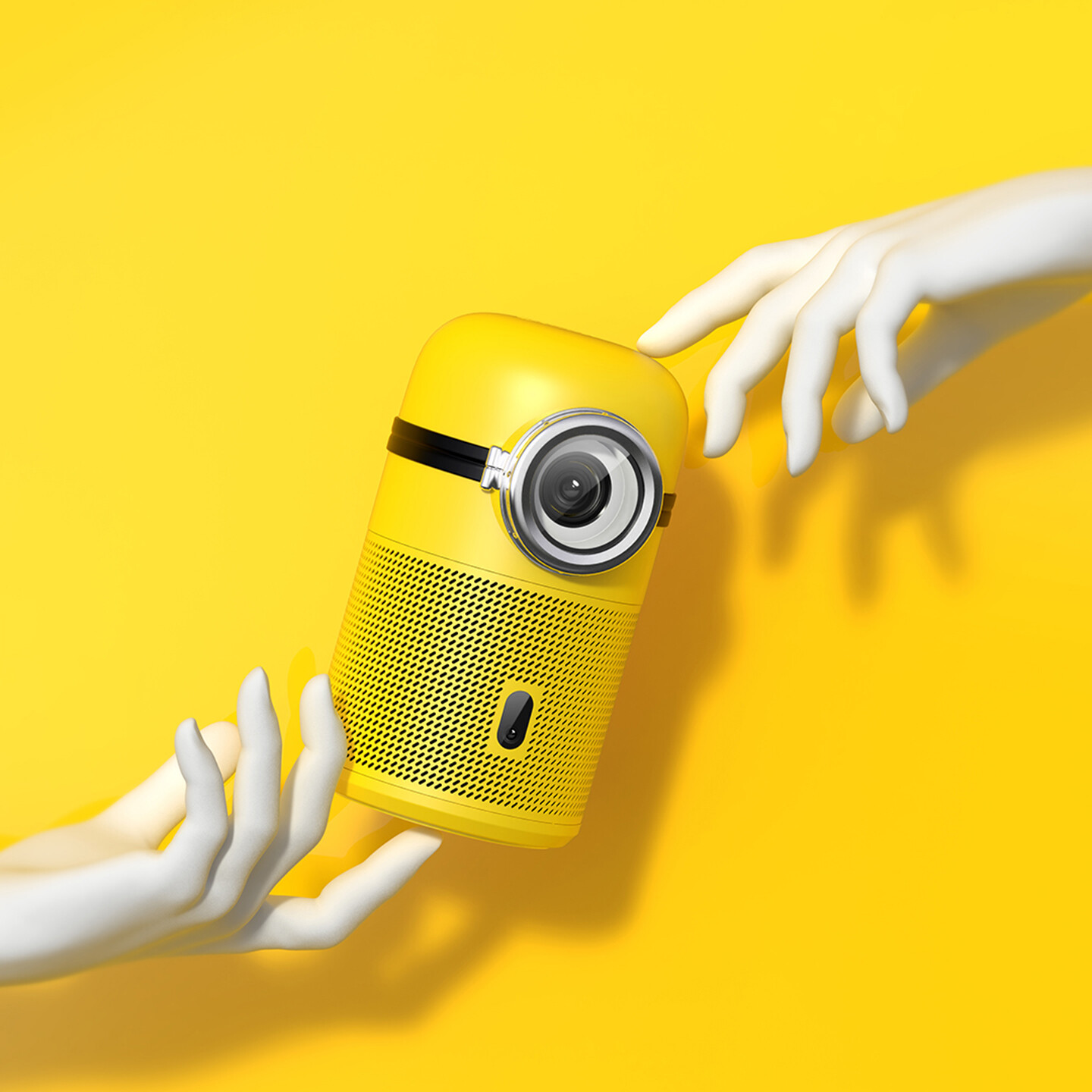 投影仪IP设计-橙子科技小黄人投影仪