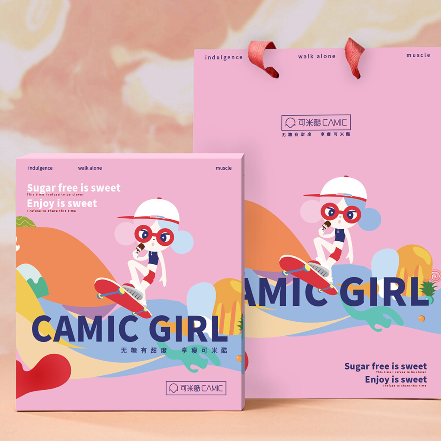 冰淇淋产品设计-可米酷高端冰品品牌打造