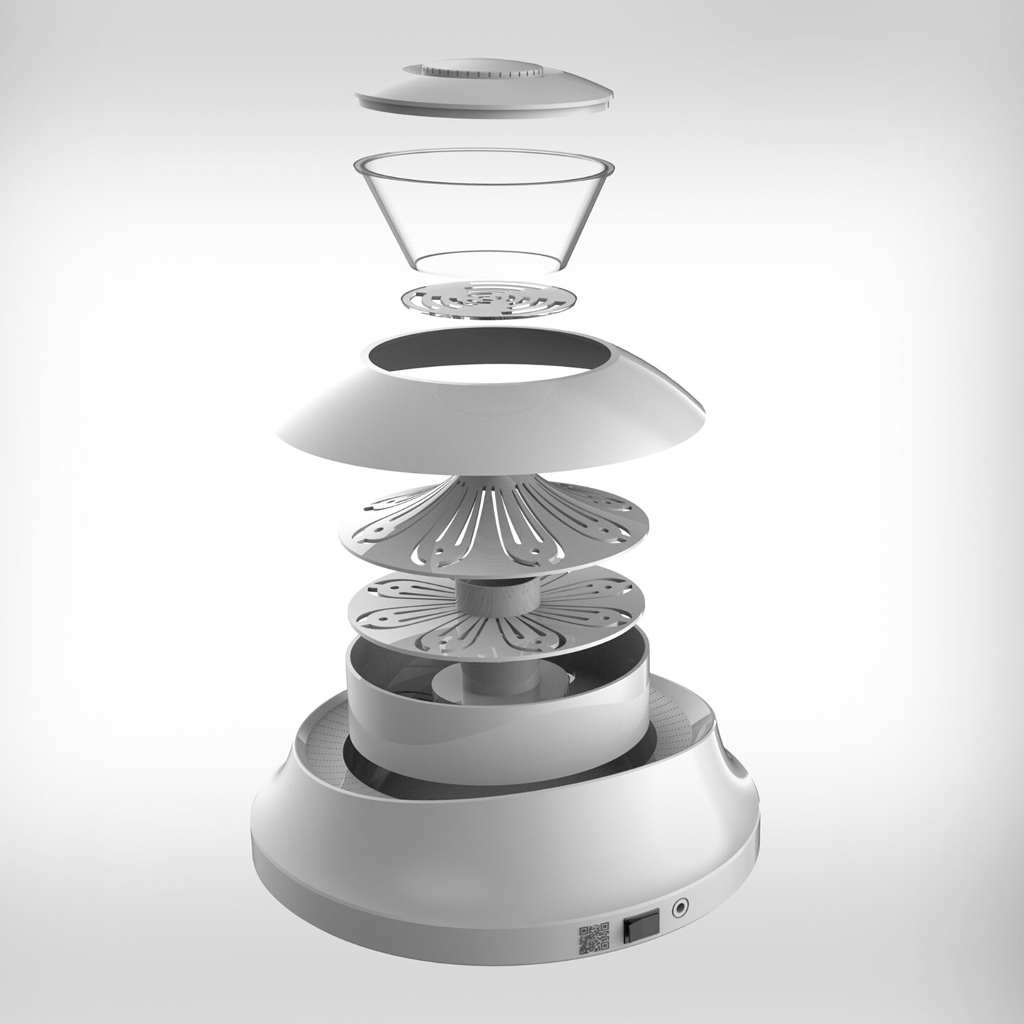 生态鱼缸生产研发-过滤器和鱼缸一体化设计