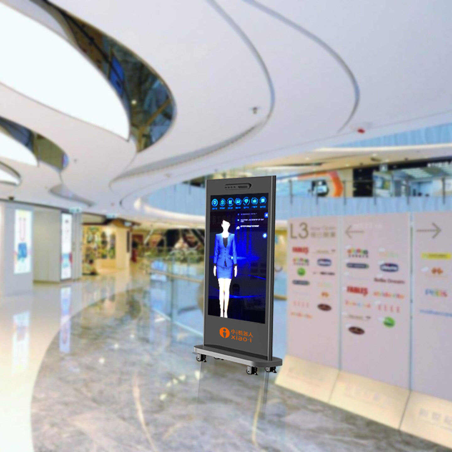 智能广告机设计-小i智能广告机研发生产