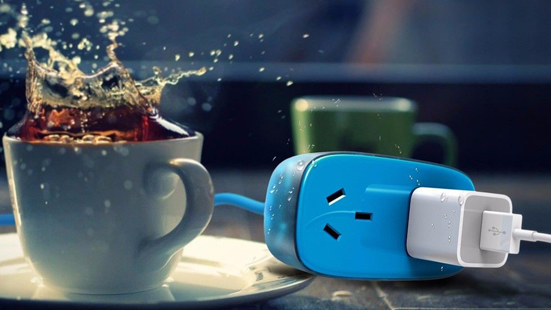 智能插座设计-布叮防水智能插座