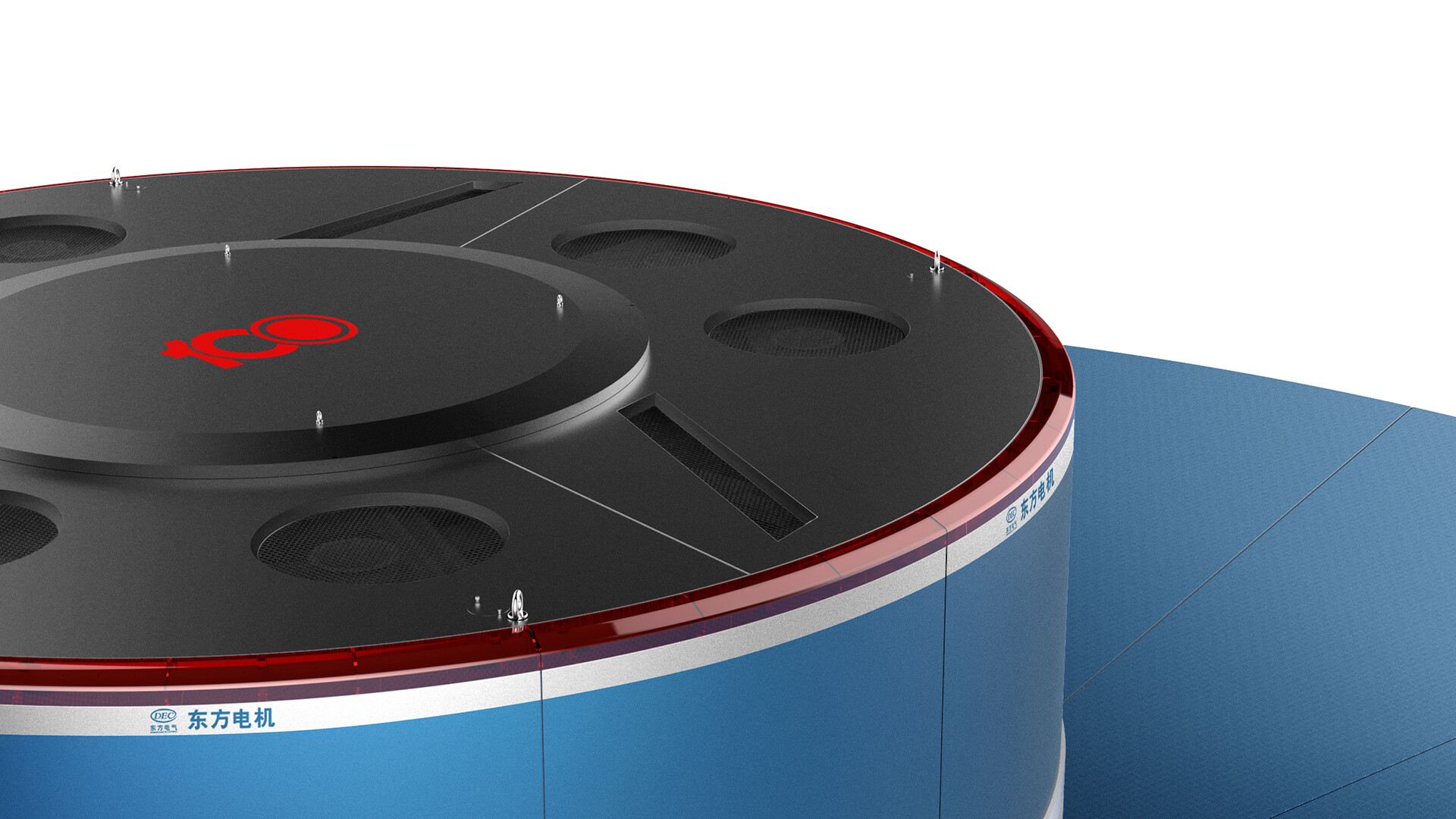 水轮发电机顶罩设计-白鹤滩水轮发电机顶罩