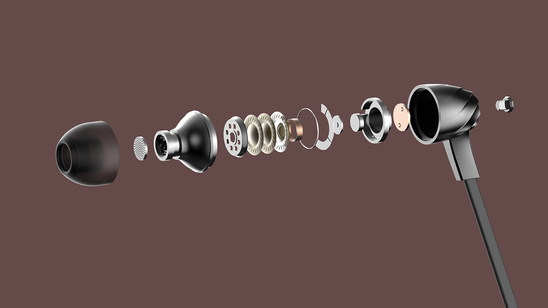 耳机外观设计-奇酷WH13耳机外观设计