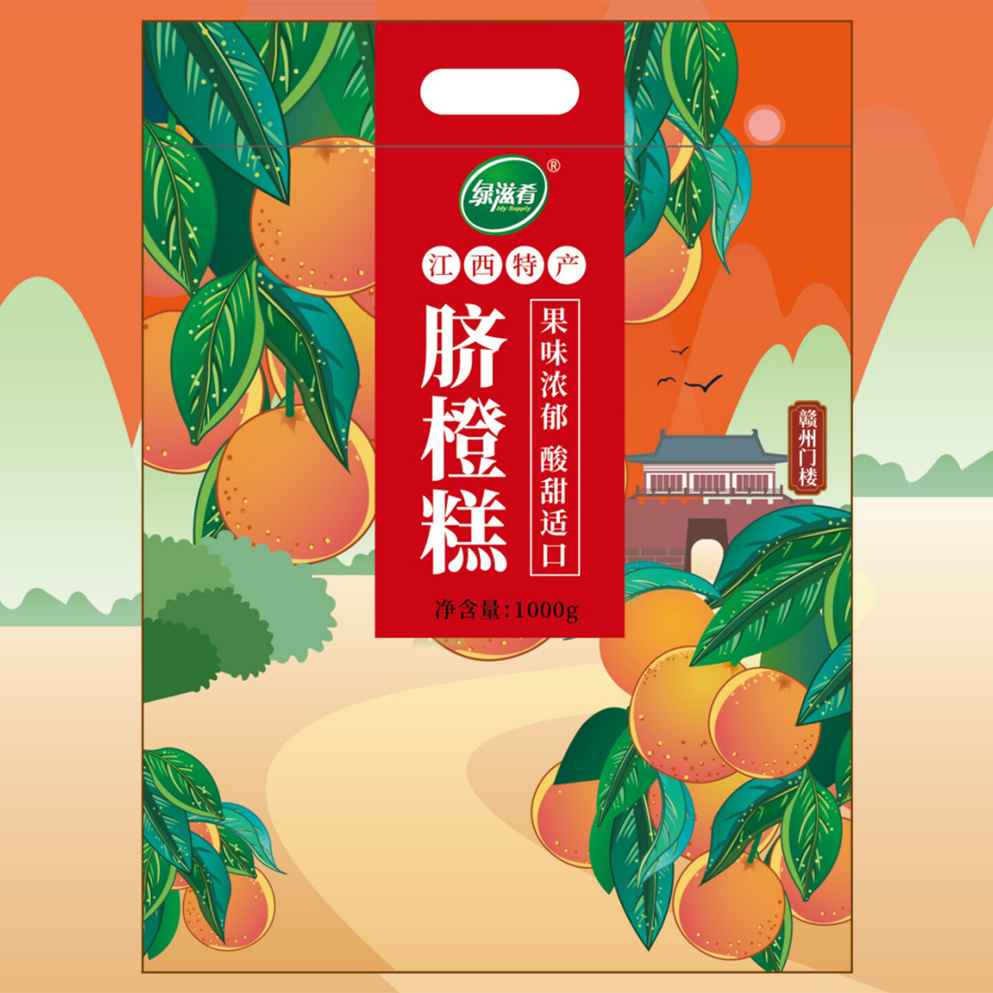 特色产品包装设计-绿滋肴特色产品包装设计