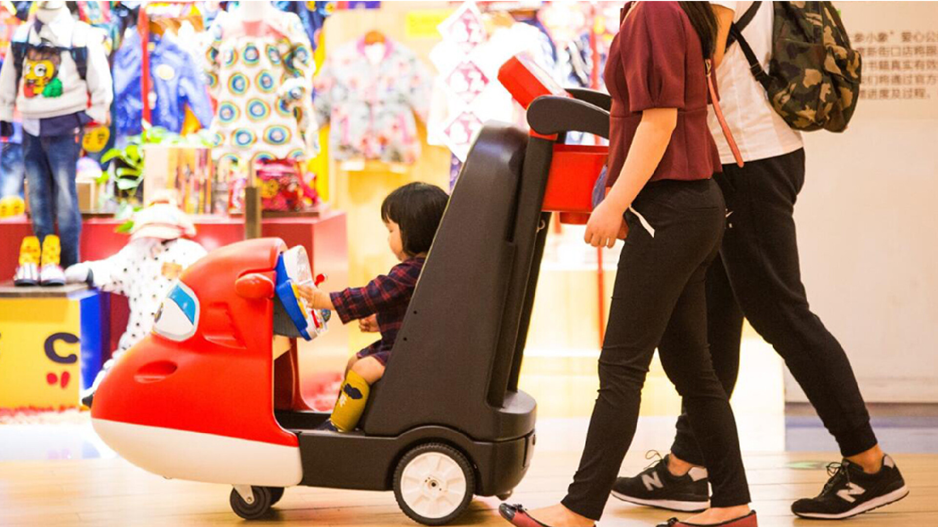 共享儿童车设计-小木马共享儿童车设计