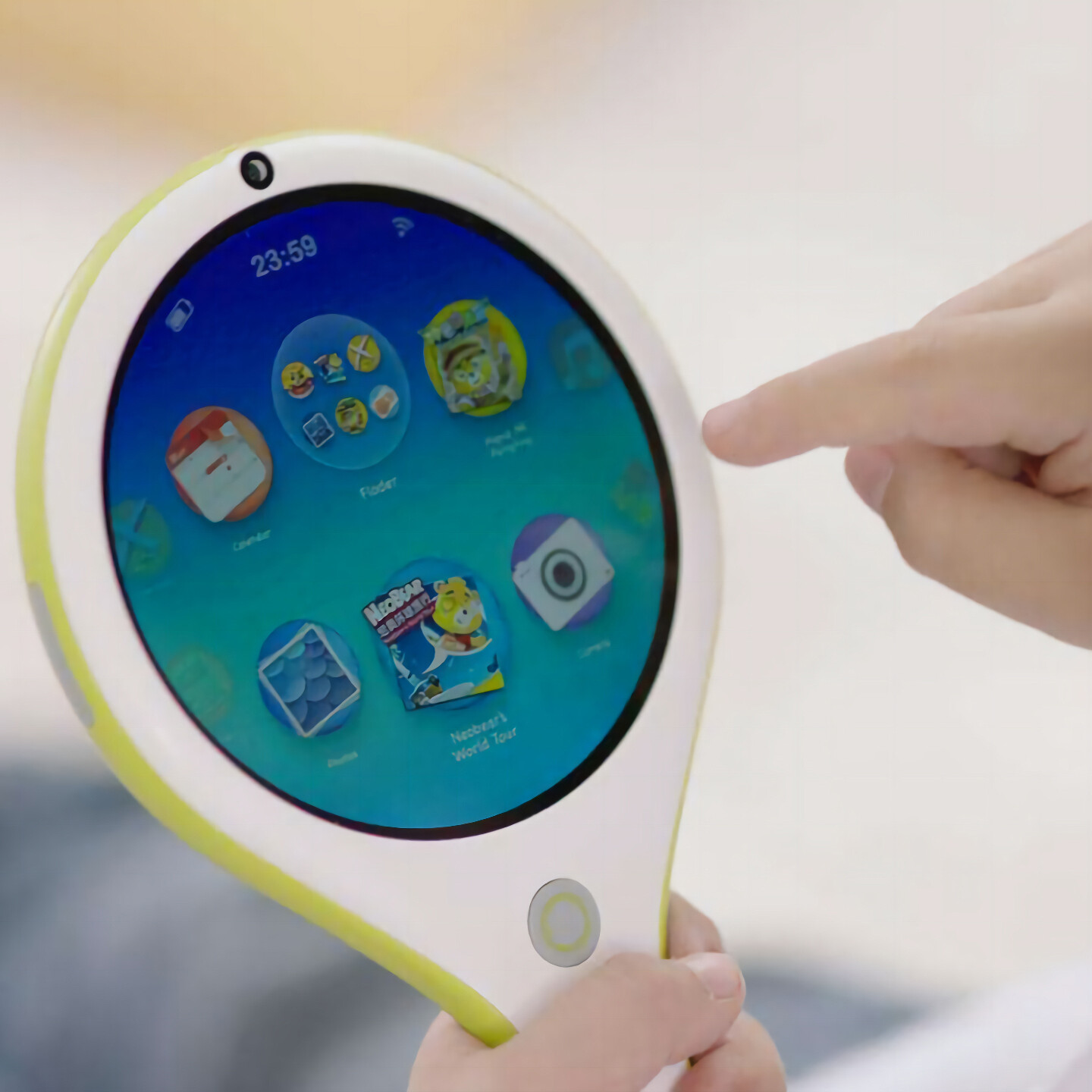 儿童早教放大镜设计-小熊尼奥AR早教放大镜