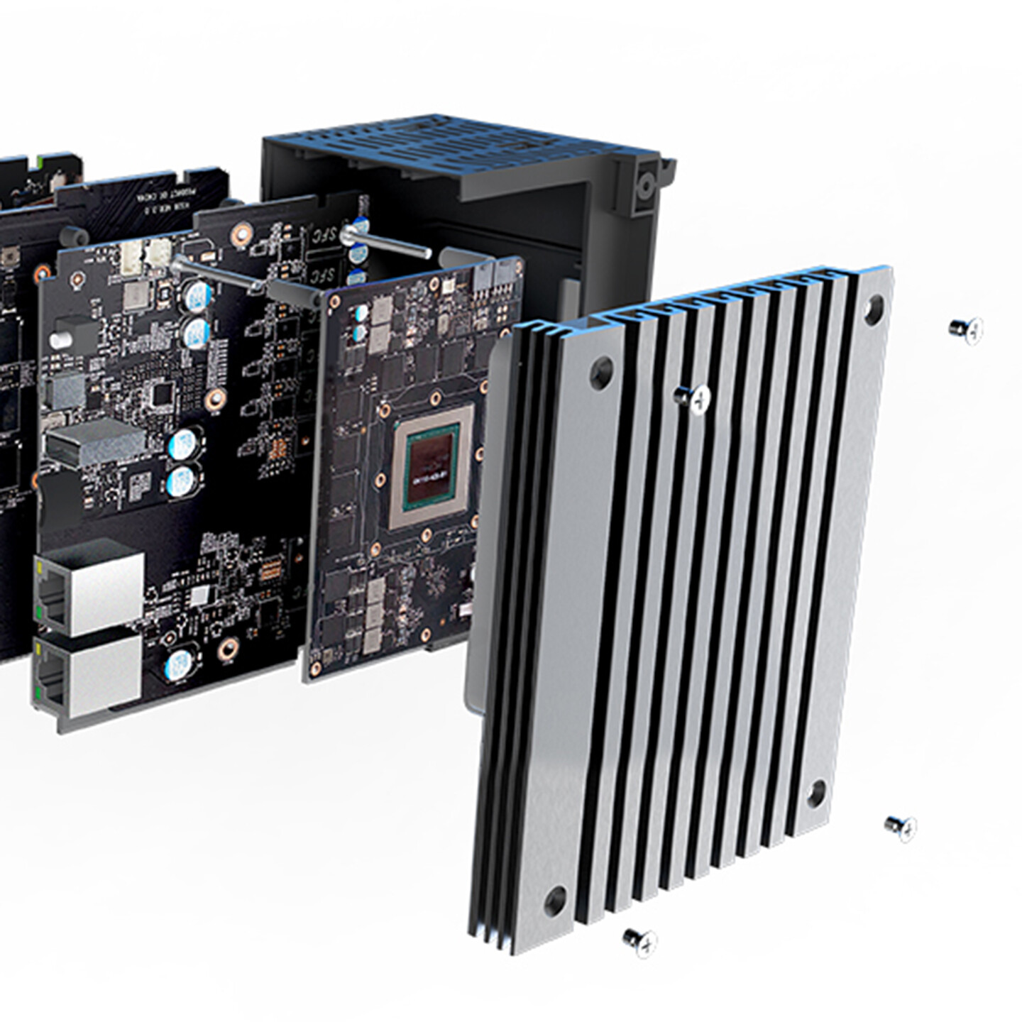 风电系统设备结构设计-华电天仁PLC设备外观结构设计