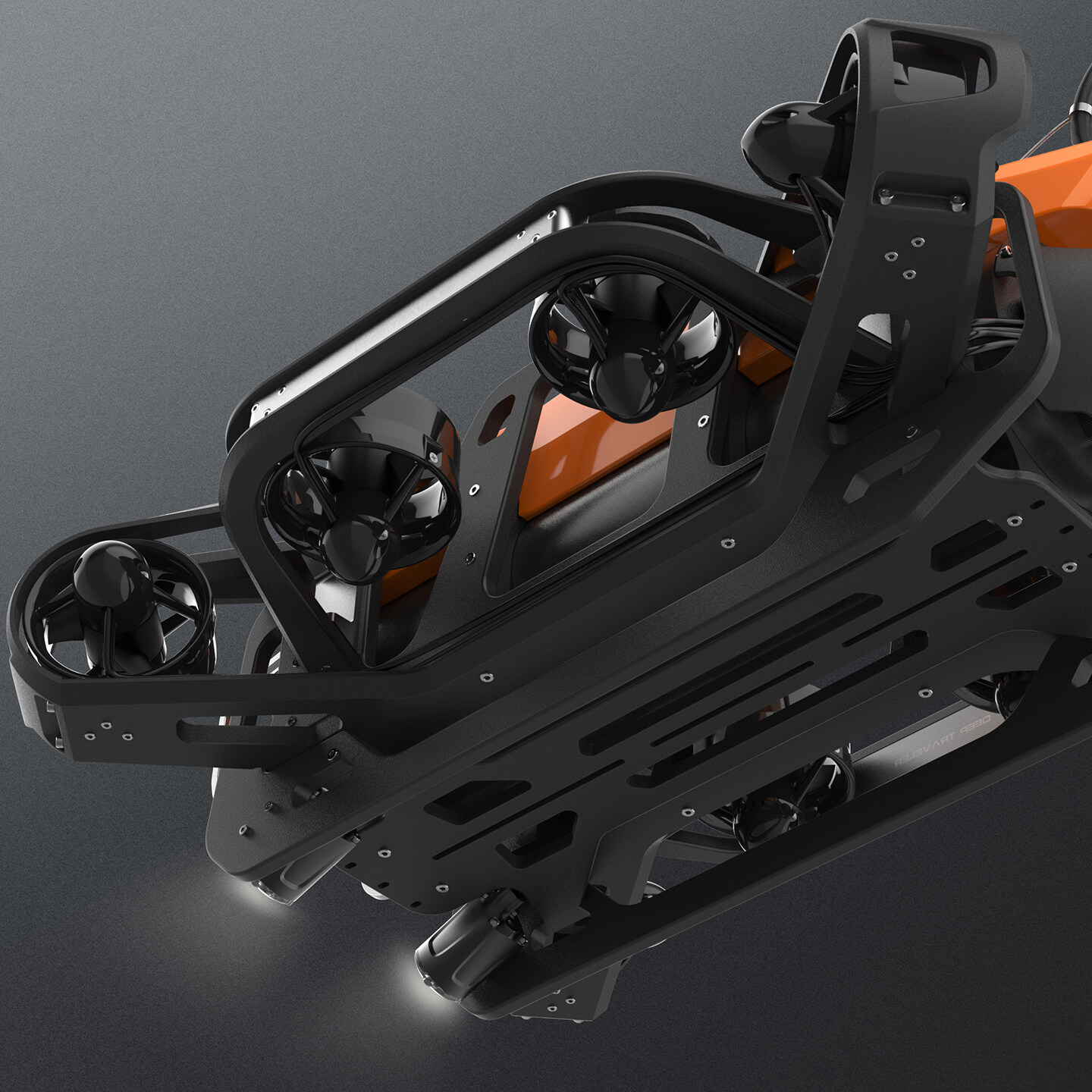 水下机器人设计-海星带缆水下机器人设计