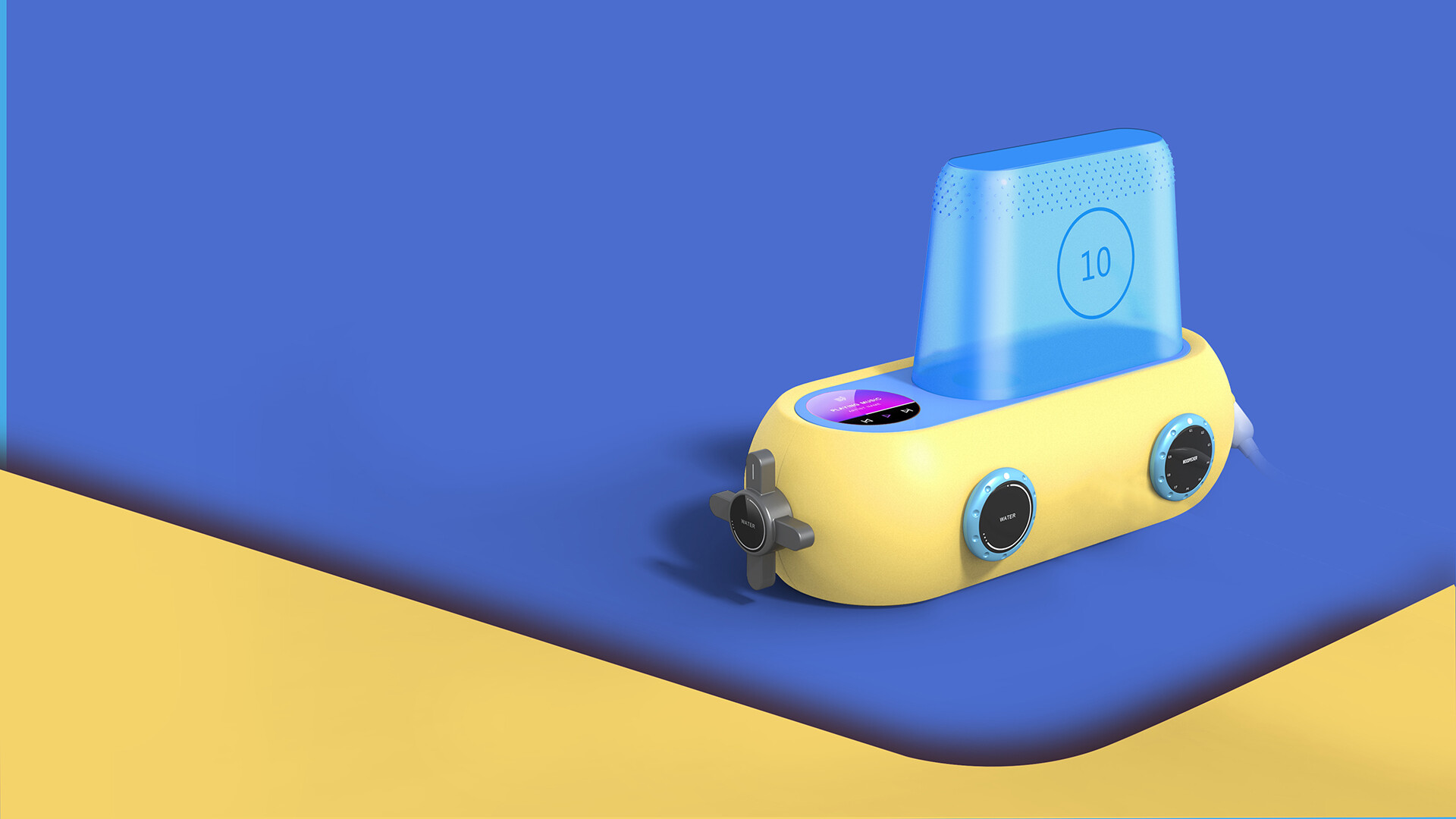 儿童洁牙机设计-啄木鸟儿童洁牙机产品外观设计