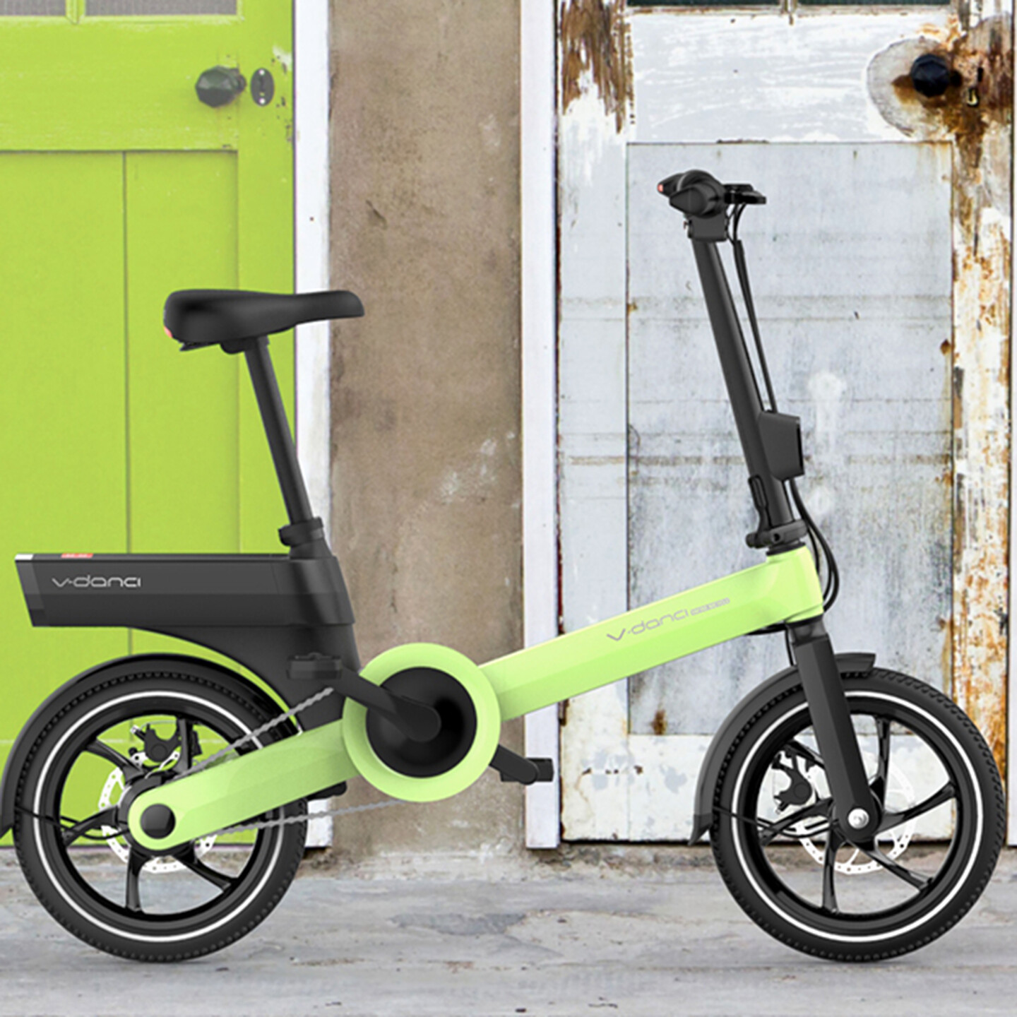 折叠电动车设计-微单V1 折叠锂电动车设计