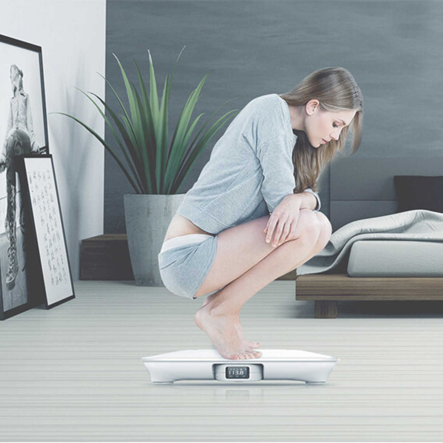 智能体脂秤设计-智能皮尺体脂秤