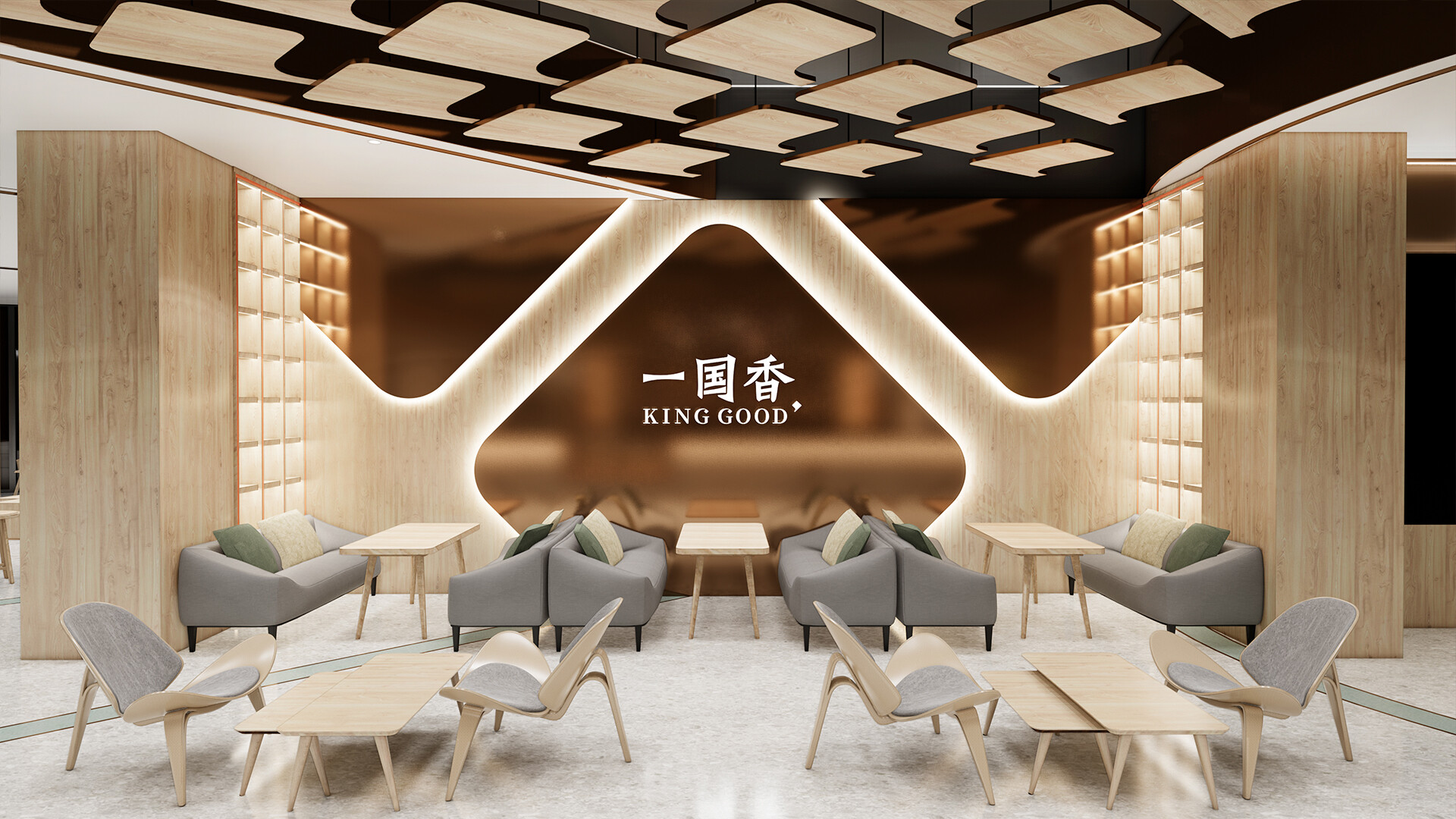 零售体验店设计-一国香体验店空间设计