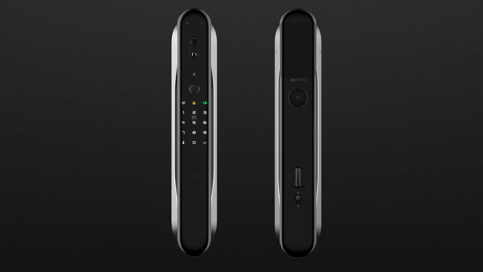 人脸识别智能门锁设计-鼎山A8人脸识别智能门锁