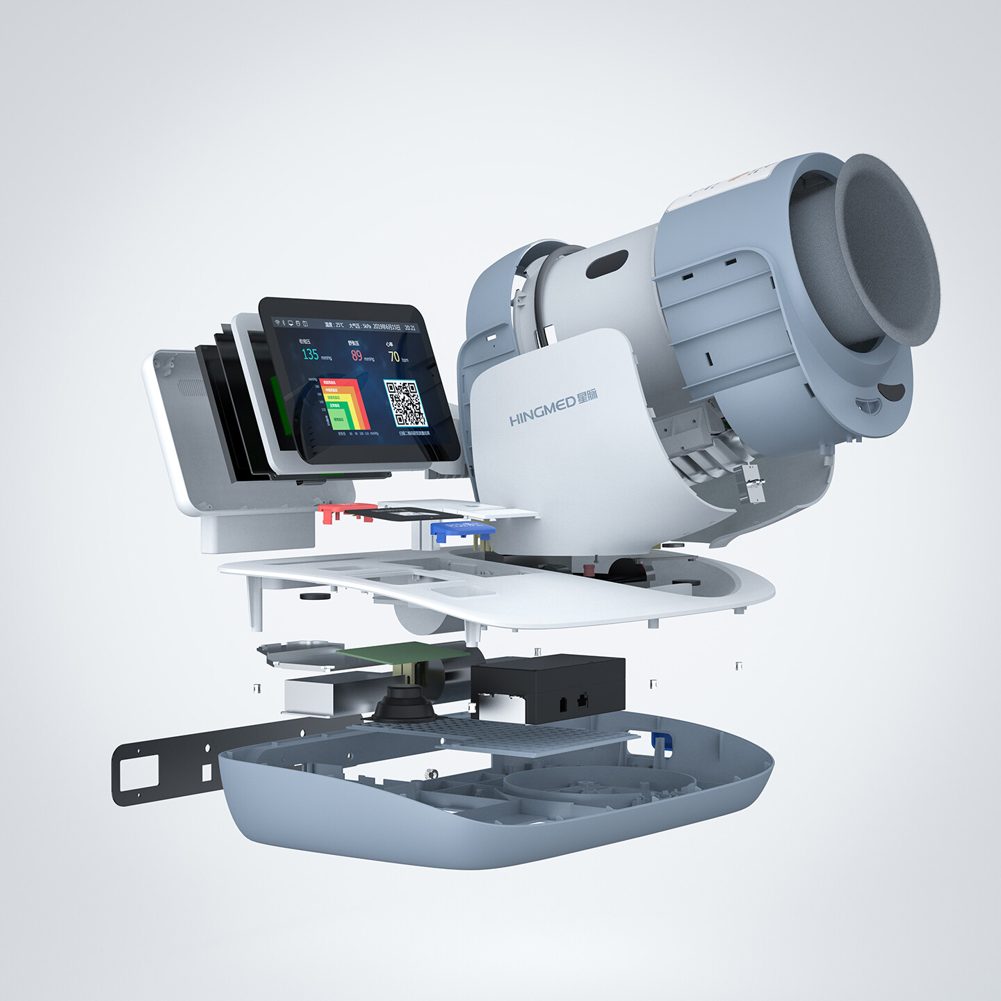 台式血压计外观设计-星脉台式血压计产品外观设计