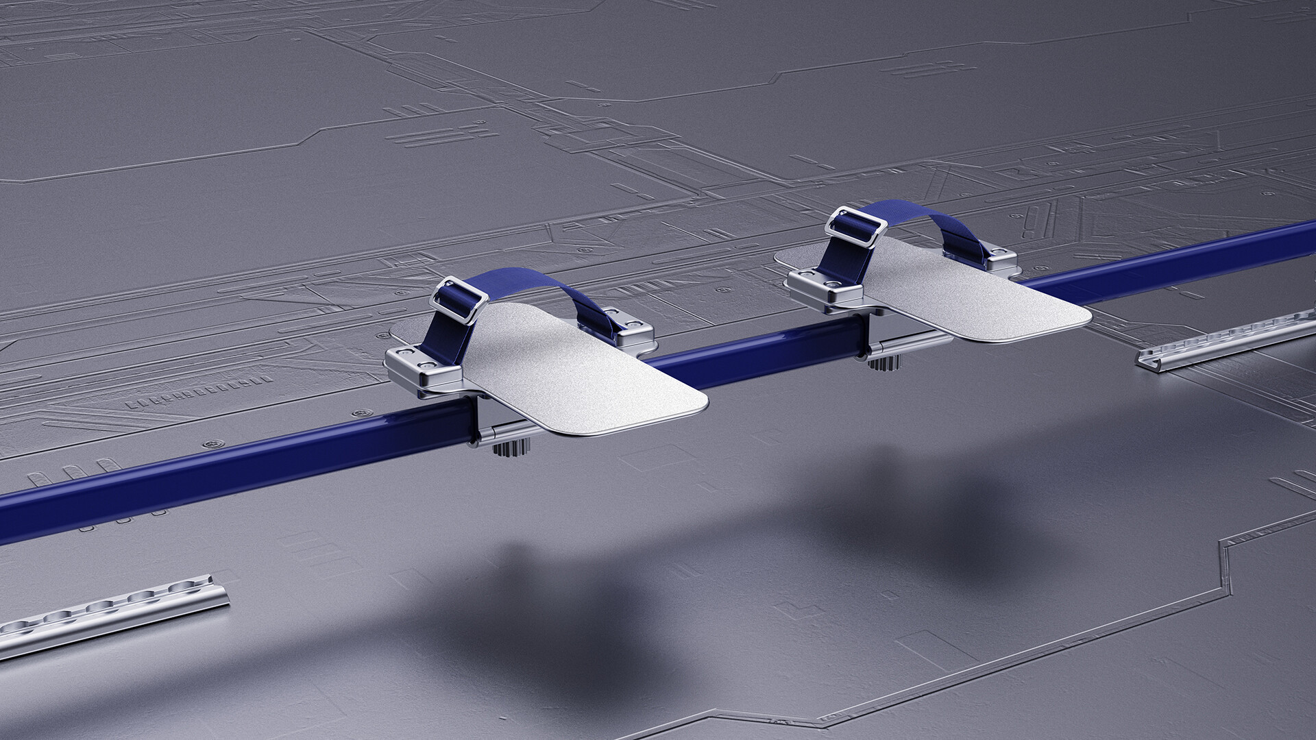 空间站脚限位器设计-“天和核心舱”空间脚限位器