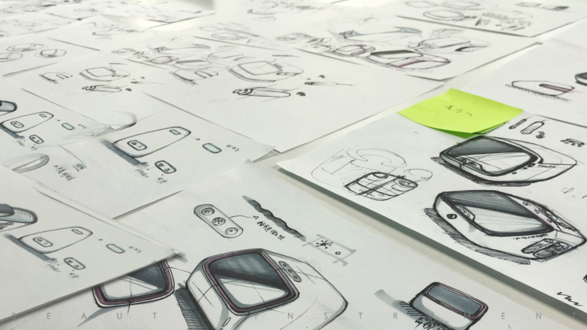 皮肤美容仪设计-高频皮肤美容仪器外观设计