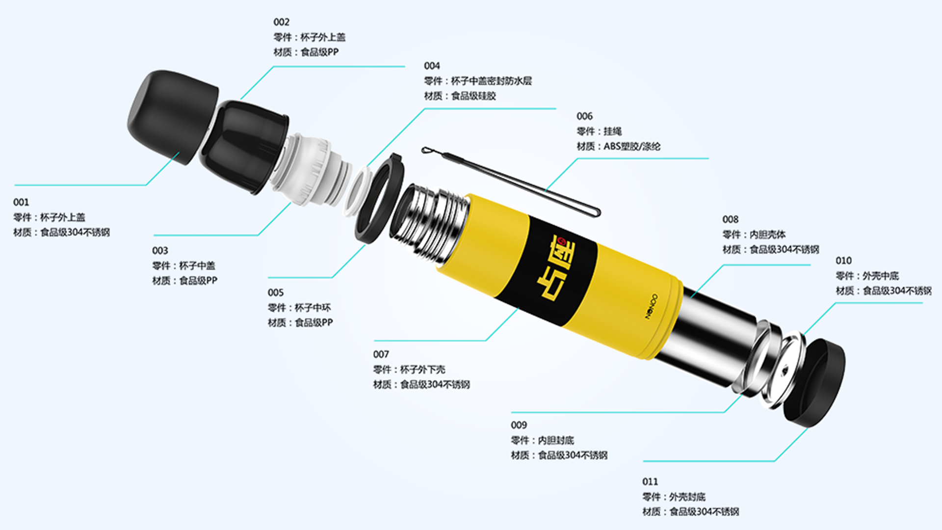 保温杯设计-哈尔斯Nonoo占座保温杯