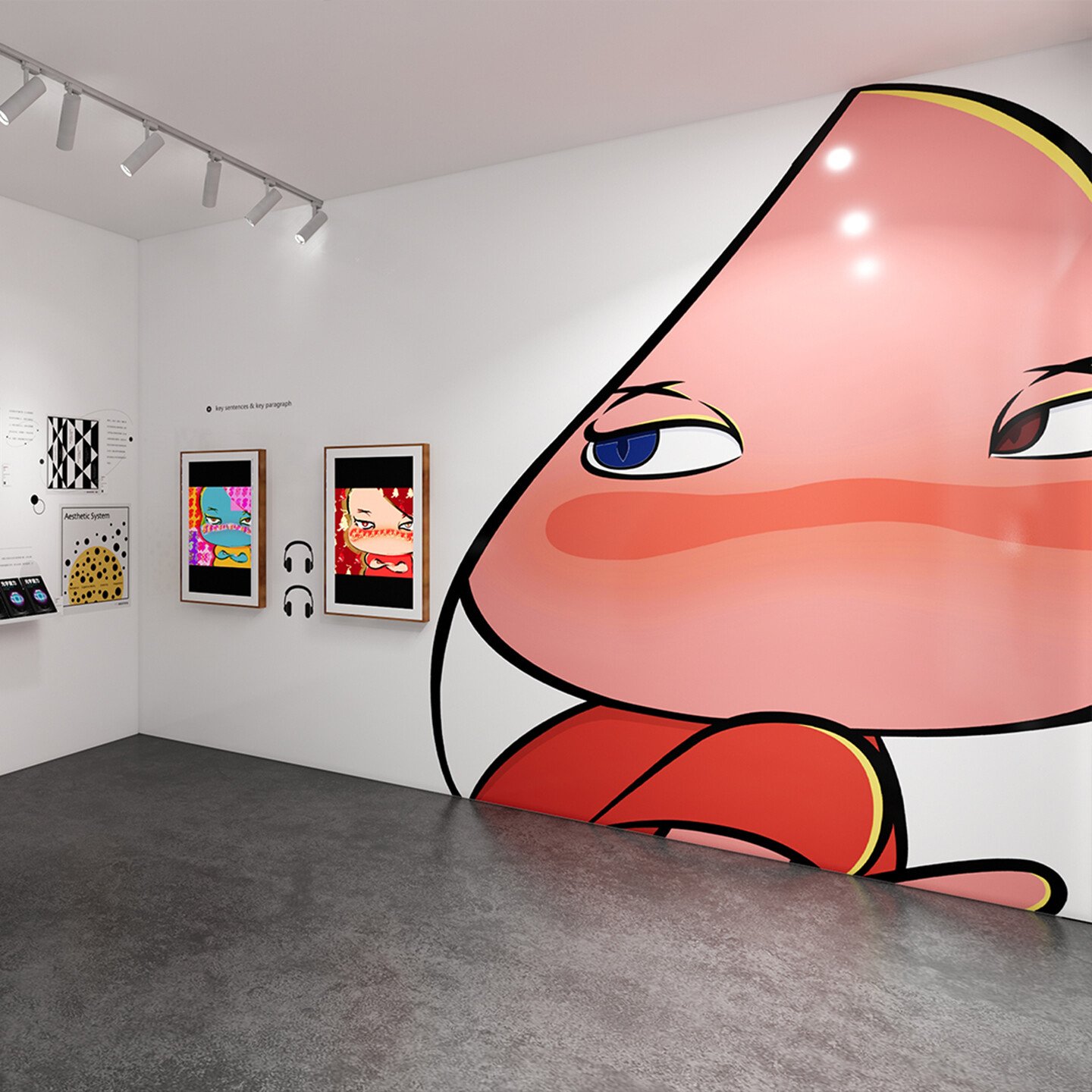 艺术展厅设计-如花三生元宇宙艺术展厅