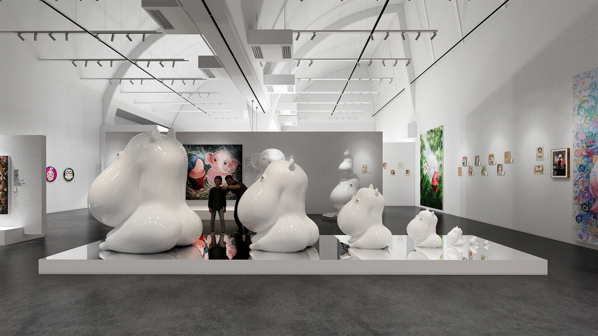 艺术展厅设计-如花三生元宇宙艺术展厅