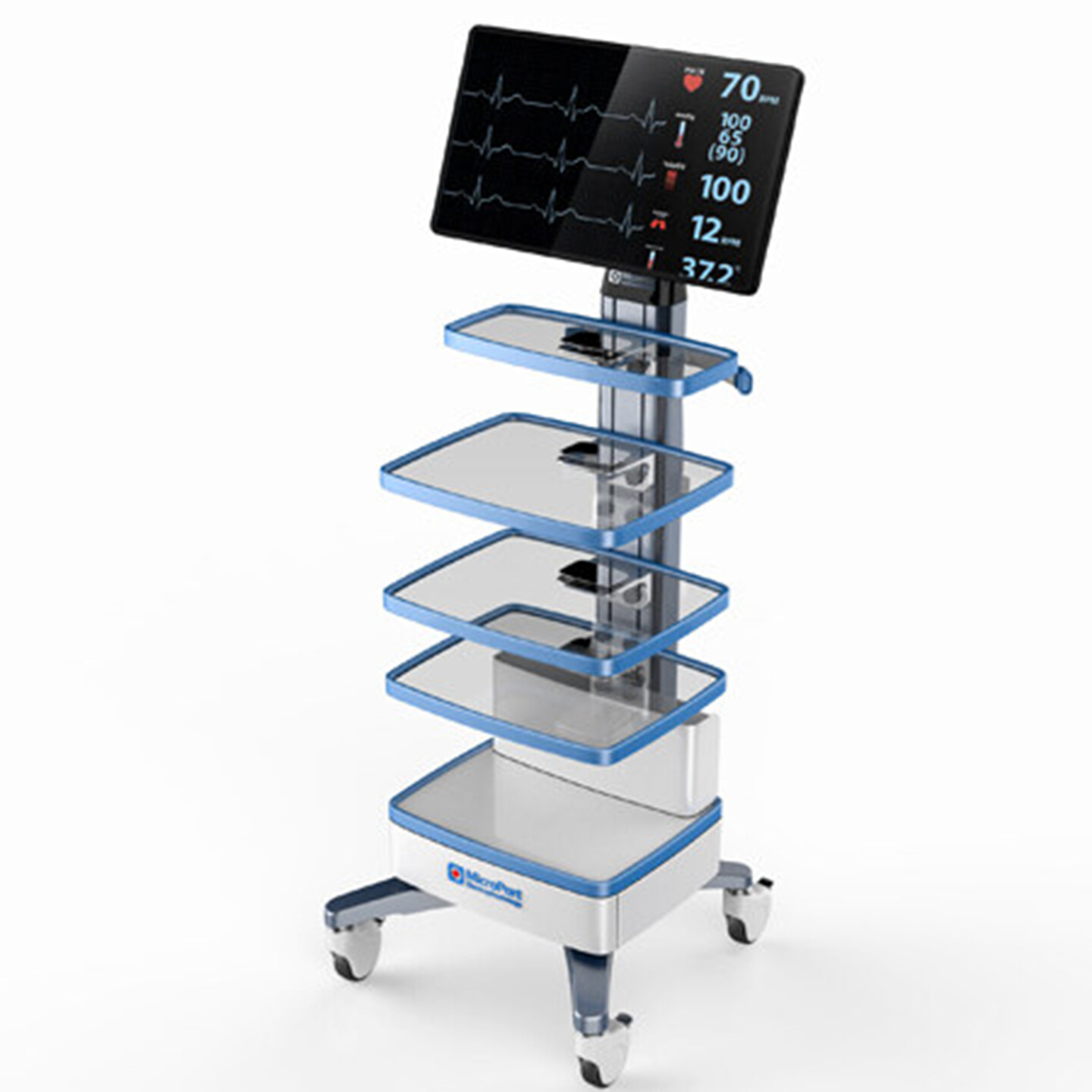 医疗仪器车设计-微创医疗仪器车