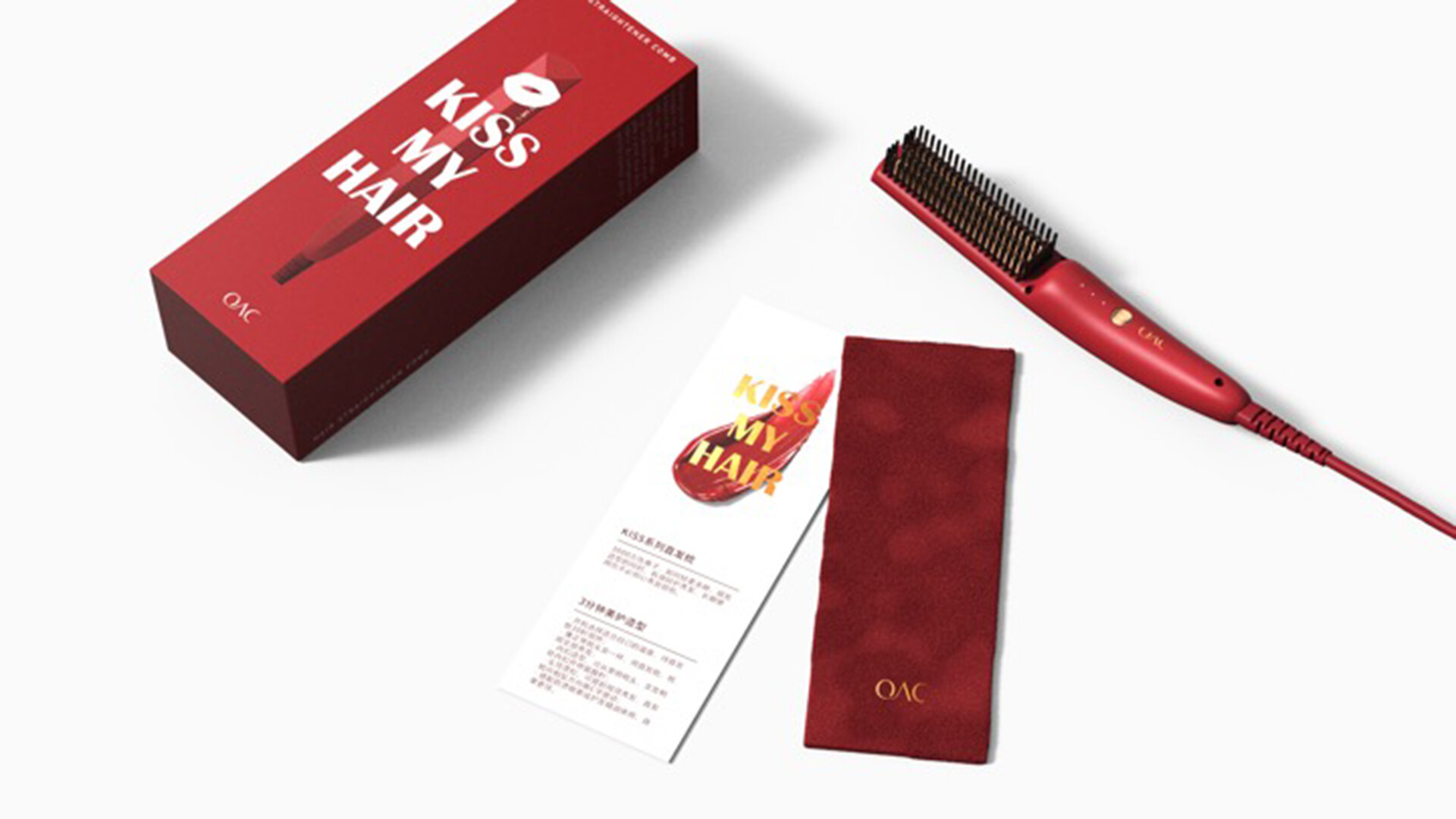 负离子直发梳设计-OAC负离子直发梳