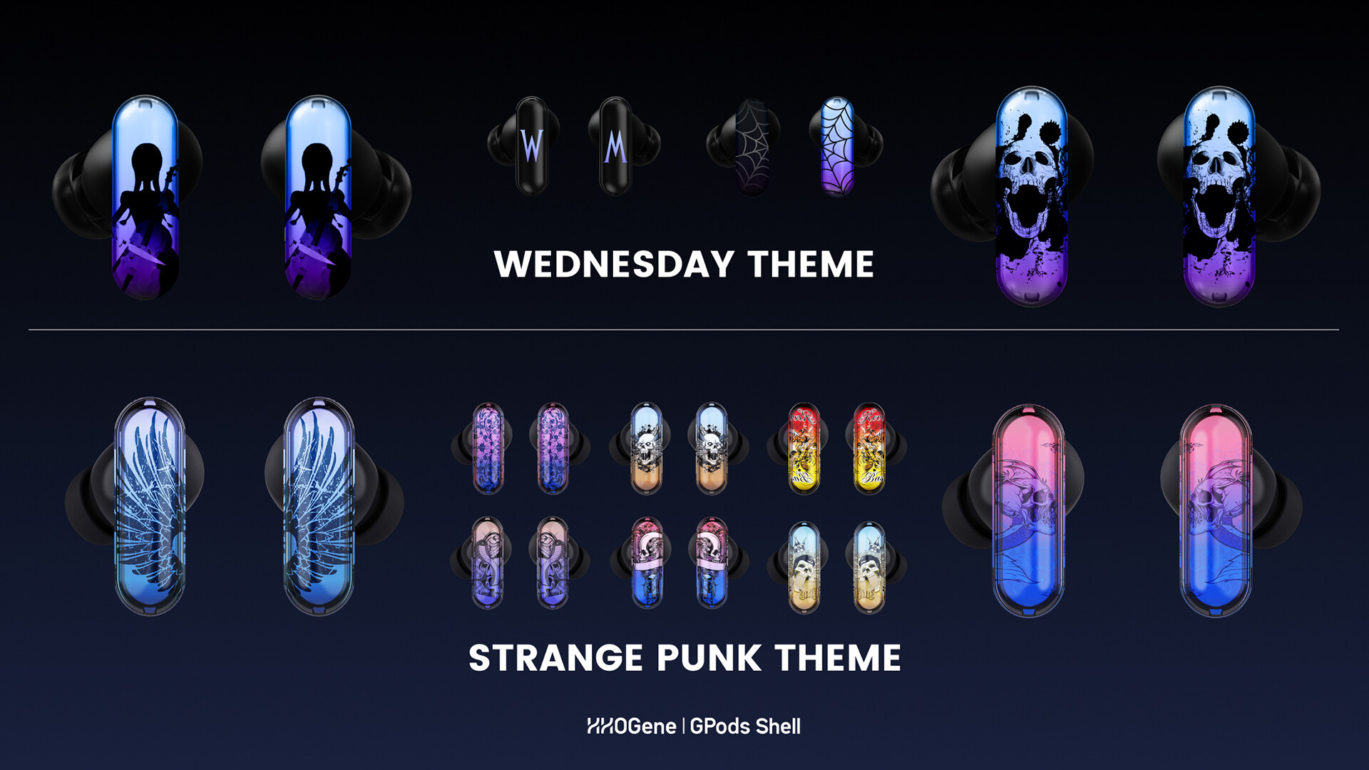 创意耳机设计-变色耳机设计-GPods耳机