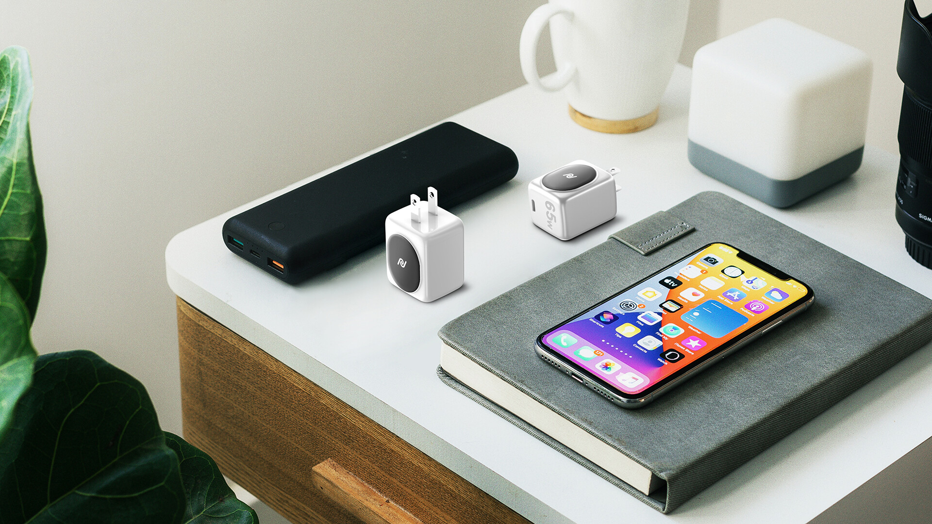 氮化镓充电器设计-博兰得65W氮化镓快速充电器