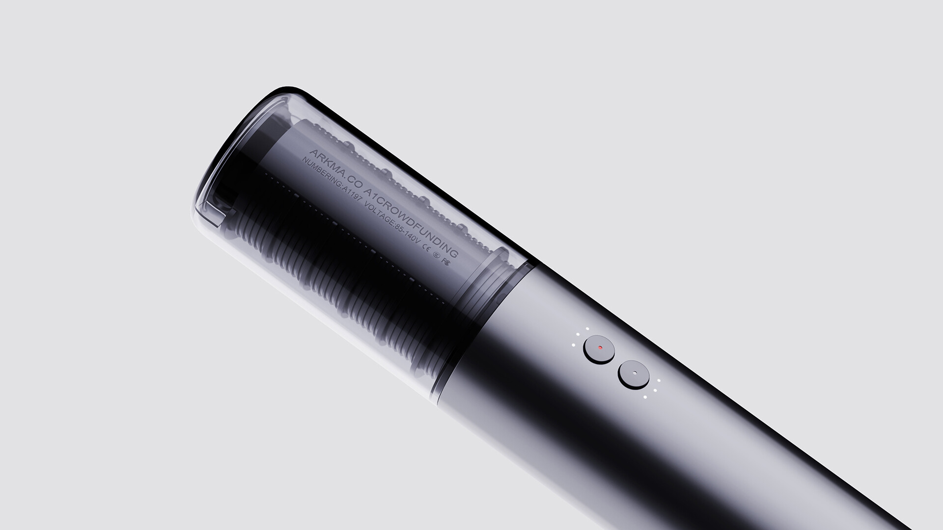 吹风棒外观设计-高速吹风棒外观结构设计