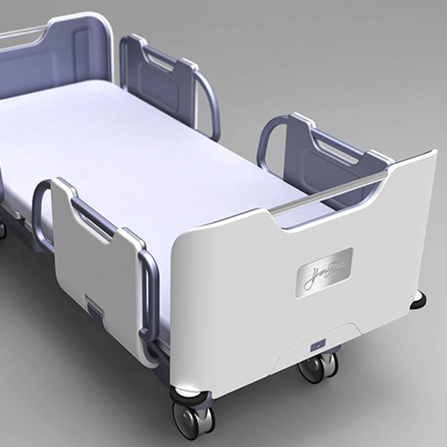 医用护理床外观设计-昱峰医疗护理床外观设计