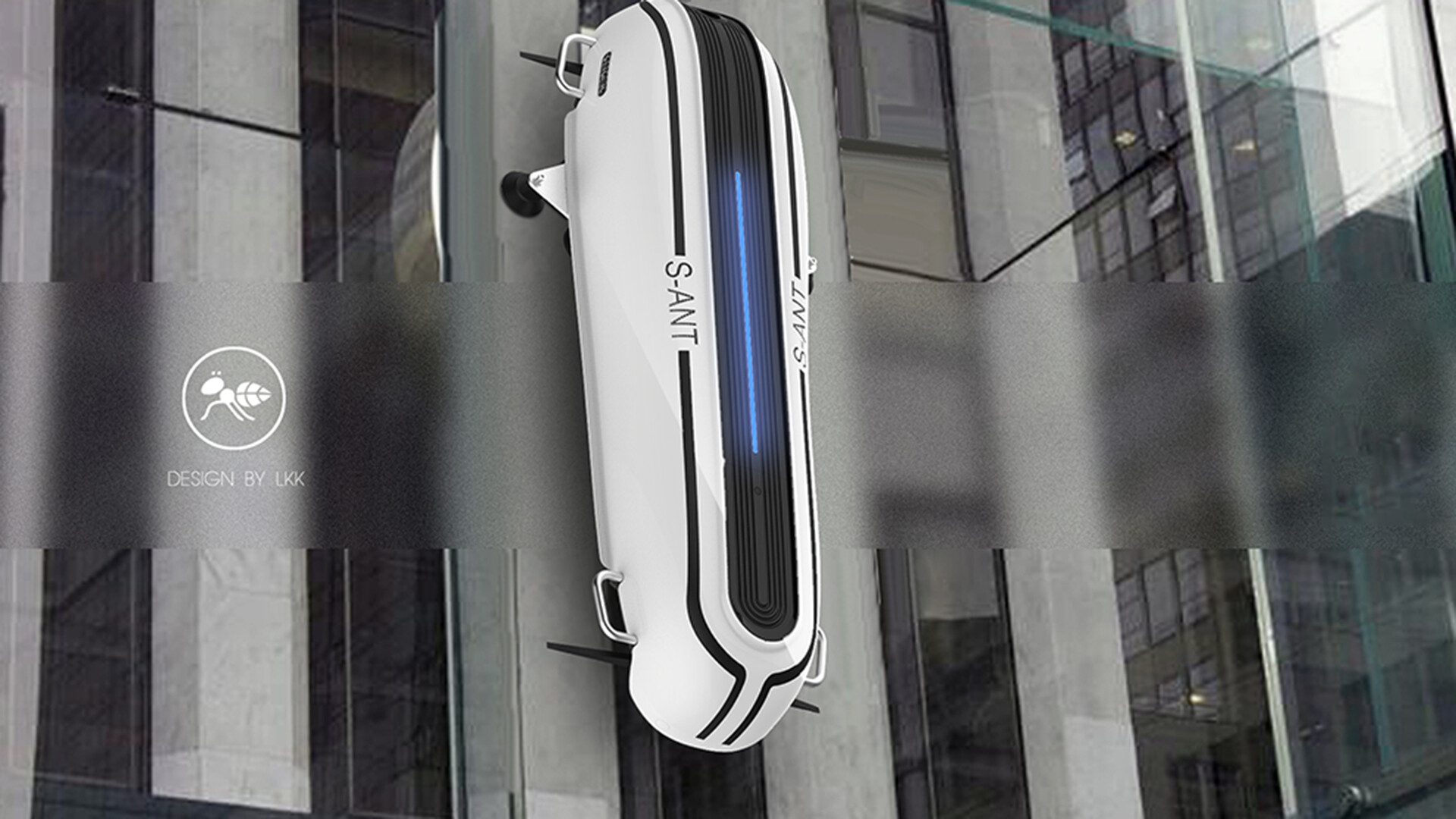 高空幕墙清洗机器人设计-高空幕墙清洗机器人设计