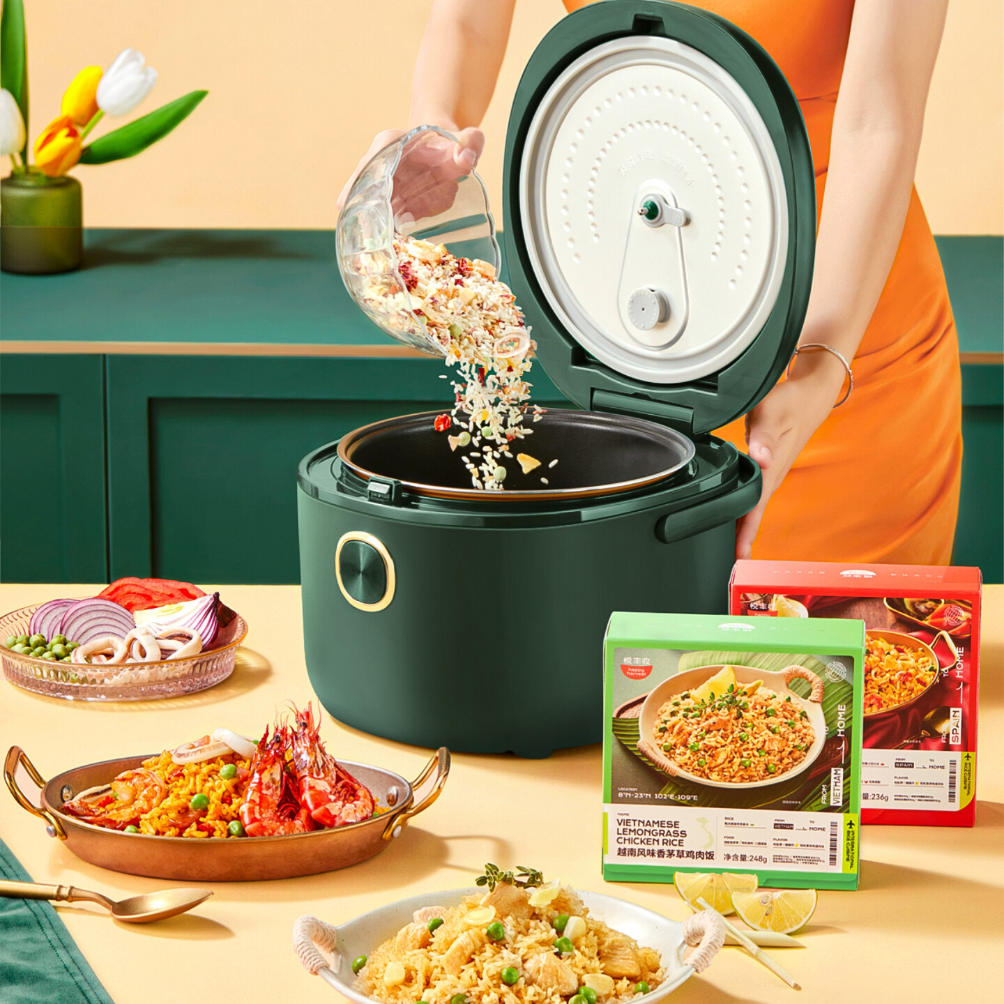 米料品牌全案设计-悦丰收米料理品牌全案设计