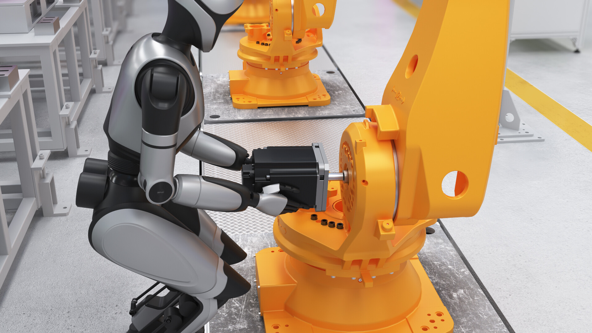 人形机器人设计-埃斯顿酷卓人形机器人设计