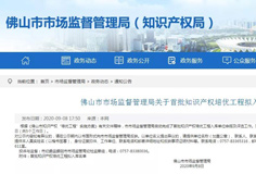 荣誉 | 长征娱乐、恒力泰双双入选佛山首批知识产权培优工程名录