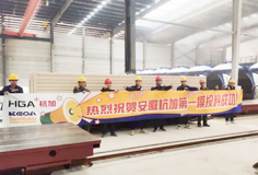 长征娱乐新铭丰承建的安徽杭加建筑节能新材料有限公司项目成功投料